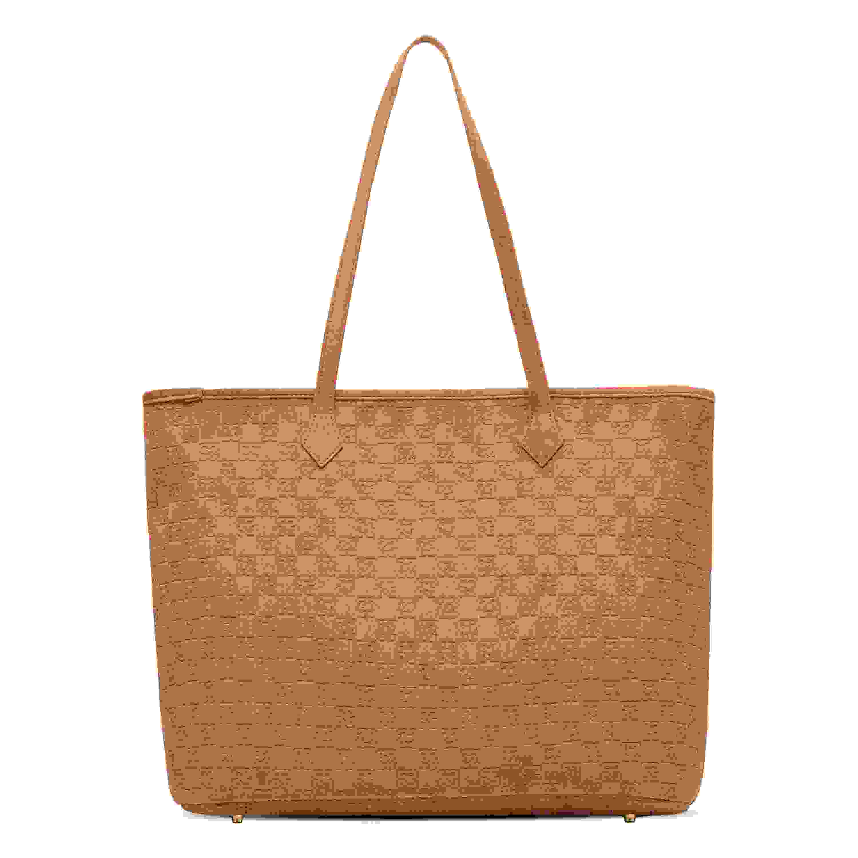 Jordan Suede Monogram Sand Tote